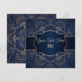 Elke gebeurtenis Elegant Gold Mandala Feestdagenkaart (Voorkant / Achterkant)