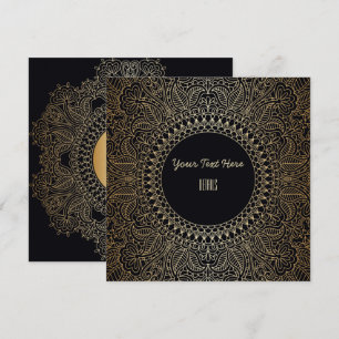 Elke Gebeurtenis Elegant Gouden Mandala Save The Date