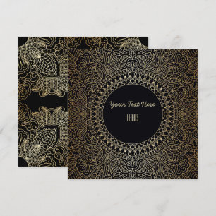 Elke Gebeurtenis Elegant Gouden Mandala Save The Date