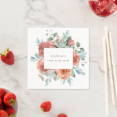 Elke gebeurtenis, Elegante Etherische Blush Peach  Servet (Insitu)