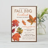 ELKE GEBEURTENIS - Herfst Bladeren Uitnodiging (Staand voorkant)
