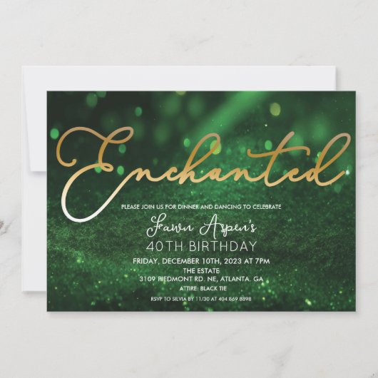 ELKE GEBEURTENIS - Oproep tot het uitnodigen van b Kaart (Voorkant)