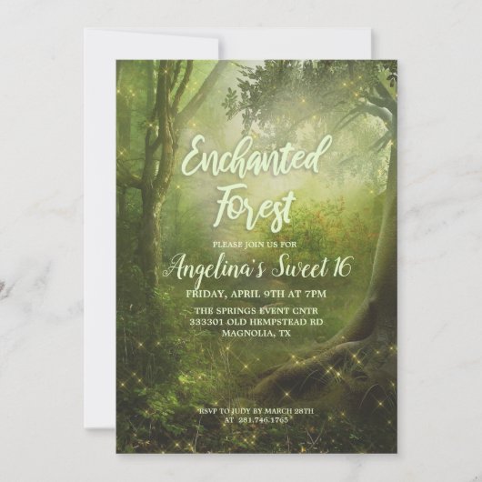 ELKE GEBEURTENIS - Oproep tot het uitnodigen van b Kaart (Voorkant)