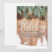 ELKE GEBEURTENIS - Uitnodiging winterfeestdag (Voorkant / Achterkant)