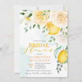 ELKE GEBEURTENIS Waterverf Citroen Citrus Bloemen Kaart (Voorkant)