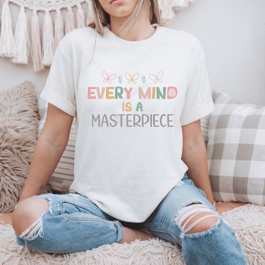 Elke Geest Is Een Meesterwerk Autisme Acceptatie T-shirt