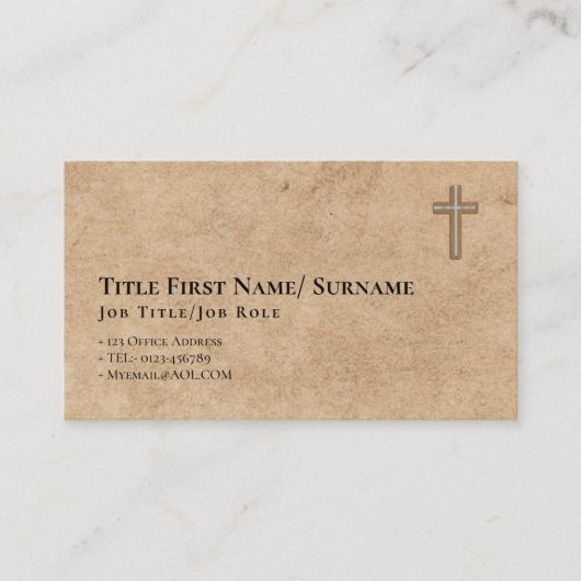 ELKE Geestelijke Katholieke Priester Dominee Predi Visitekaartje (Voorkant)