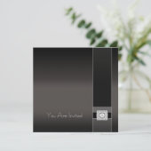 Elke gelegenheid Black Diamond Art Deco Kaart (Staand voorkant)