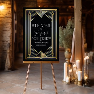 ELKE GELEGENHEID - Bruisende Jaren 20 Welkomstbord Poster