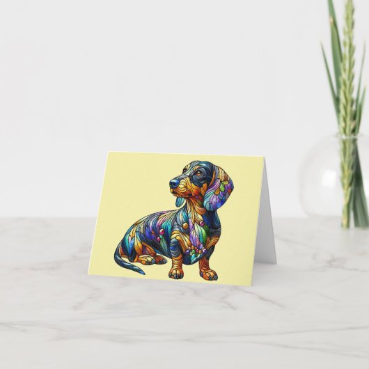 Elke gelegenheid Dachshund Kaart (Voorkant)