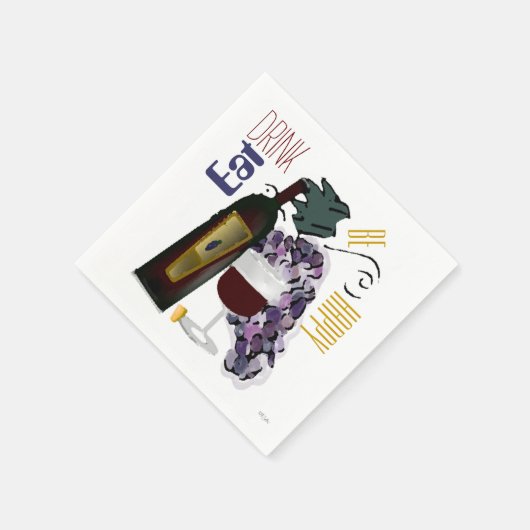 Elke gelegenheid druiven in wijn servetten (Hoek)