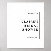 Elke gelegenheid, Elegant modern minimalistisch we Poster (Voorkant)