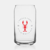 Elke gelegenheid Familie Reünie Kreeft Boil Custom Blikvorm Glas (Voorkant)