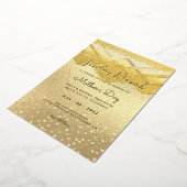 ELKE GELEGENHEID Gouden Folie Formele Evenementen  Folie Uitnodiging (Gedraaid)