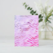 Elke gelegenheid Holografische Zebra Stripes Kaart (Staand voorkant)