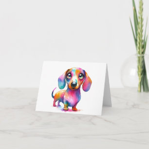 Elke gelegenheid Pastel Dachshund Kaart