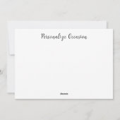 Elke gelegenheid Rose Bouquet gouden vaas in zonli Feestdagenkaart (Achterkant)