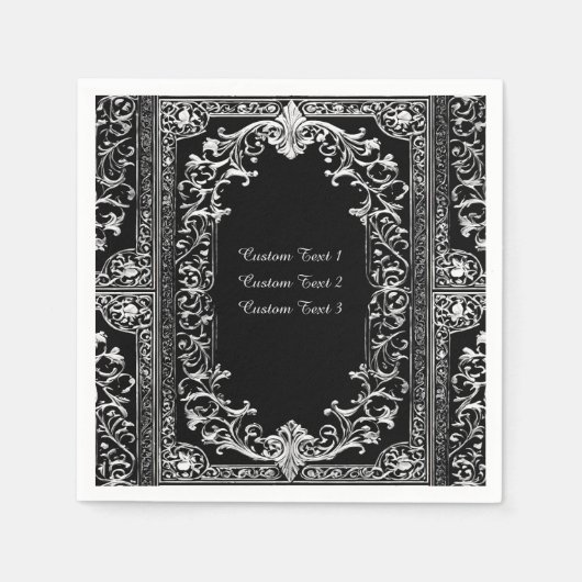 Elke gelegenheid Silver Lijst Servet (Voorkant)