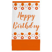 Elke Gelegenheid Sinaasappel en Wit Klein Cadeauzakje (Voorkant)