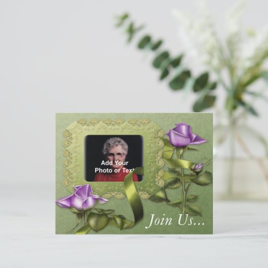 Elke gelegenheid, uitnodiging tot vervroegde uittr (Staand voorkant)