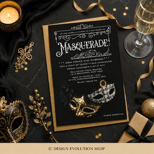 ELKE GELEGENHEID - Uitnodiging voor Masqueradefees