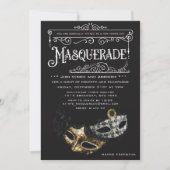 ELKE GELEGENHEID - Uitnodiging voor Masqueradefees (Voorkant)