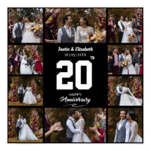 Elke gelukkige verjaardag 10 foto collage