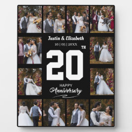 Elke gelukkige verjaardag 12 foto collage fotoplaat