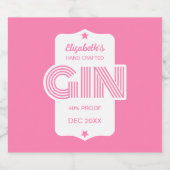 Elke gepersonaliseerde kleurendruk likeurfles etiket (Enkel label)