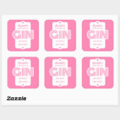 Elke gepersonaliseerde kleurendruk vierkante sticker (Vel)