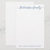 Elke gepersonaliseerde schrijfserie voor gepersona briefpapier (Voorkant / Achterkant)