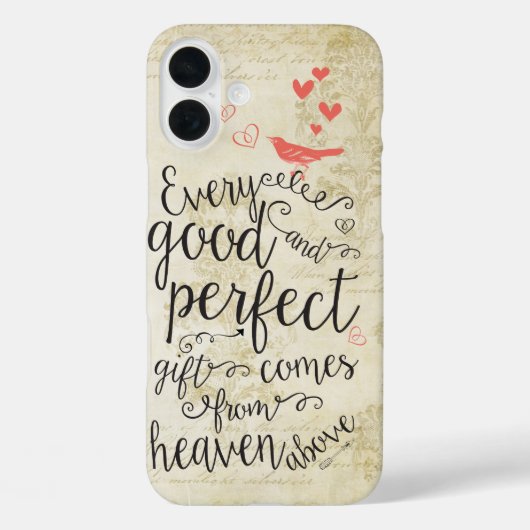 Elke goede en gave komt van boven Case-Mate iPhone case (Achterkant)