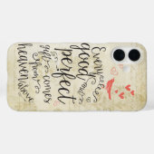 Elke goede en gave komt van boven Case-Mate iPhone case (Achterkant (horizontaal))