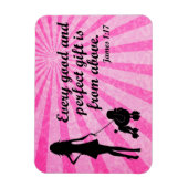 Elke Goede en Perfecte Gift James 1:17 Christelijk Magneet (Verticaal)