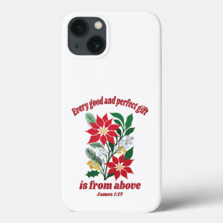 Elke Goede en Perfecte Gift – James 1:17 Kerstmis Case-Mate iPhone Case