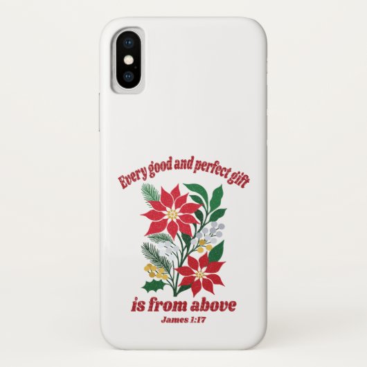 Elke Goede en Perfecte Gift – James 1:17 Kerstmis Case-Mate iPhone Case (Achterkant)