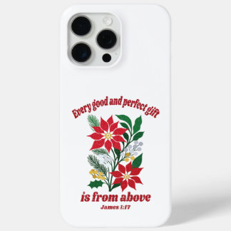 Elke Goede en Perfecte Gift – James 1:17 Kerstmis iPhone 15 Pro Max Hoesje