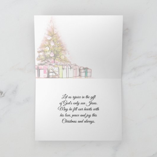 Elke Goede en perfecte Gift James 1:17, Kerstmis Feestdagen Kaart (Binnen)