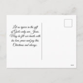 Elke Goede en perfecte Gift James 1:17, Kerstmis Feestdagenkaart (Achterkant)