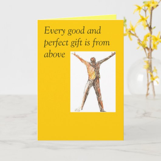 Elke goede en perfecte Kaart van giftVaderdag (Gele Bloem)