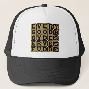 Elke Goede Jongen Verdient Fudge, Muzikaal Mnemoni Trucker Pet