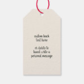 Elke Goede Wens voor Kerstmis Cadeaulabel (Achterkant)