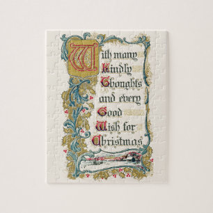 Elke Goede Wens voor Kerstmis Legpuzzel