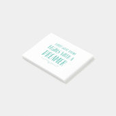 Elke grote droom begint met een dromer post-it® notes (Schuin)