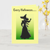 Elke Halloween Kaart (Gele Bloem)