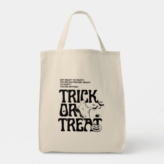 Elke Halloween stap dichter bij angst. Tote Bag (Achterkant)