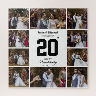Elke Happy Jubileum 10 Fotocollage Legpuzzel