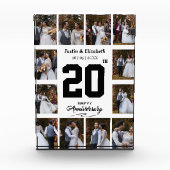 Elke Happy Jubileum 12 Fotocollage Fotoblokken (Voorkant)