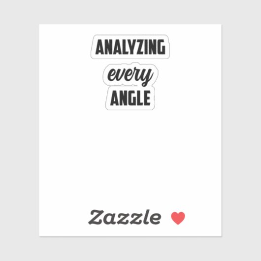 Elke hoek analyseren: de geest van de forensische  sticker (Vel)