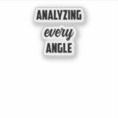 Elke hoek analyseren: de geest van de forensische  sticker (Voorkant)